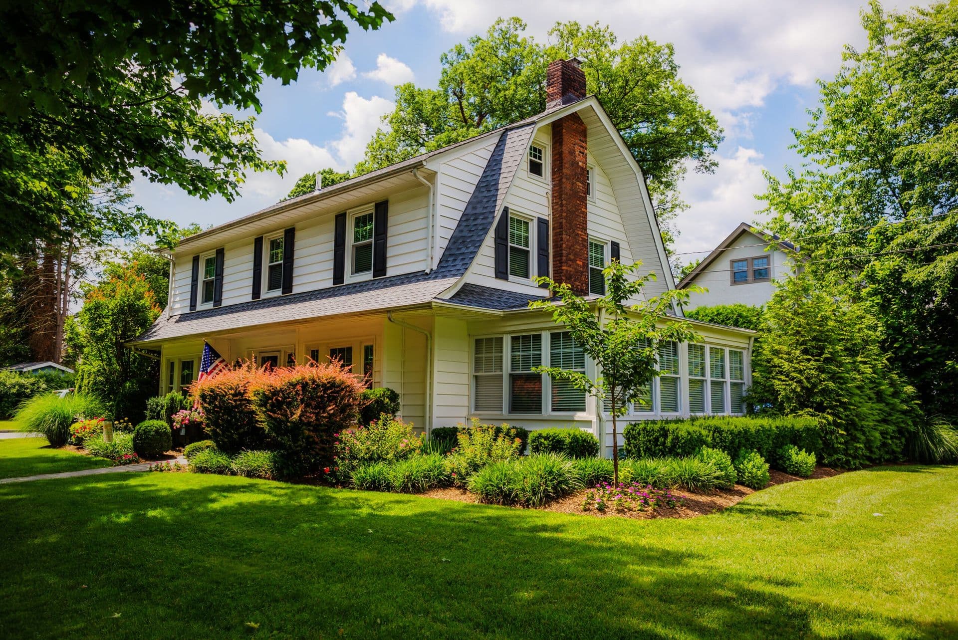 white home windows after