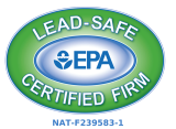 Lead safe epa certified firm.