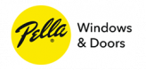 Pella windows & doors logo.